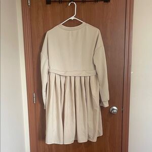 SHEIN Cream Casual Kids Dress